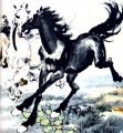 XU Beihong chevaux vieille Chine à l’encre